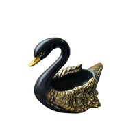 Swan Decorative Bowl Decorative Ornament Compact Sculpture for Vanity