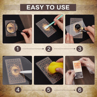 Trading Card Flattening Kit Cleaning and Maintenance Tool Set for Sports Cards