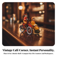 Clockwork Pedal Cycle Cyclist Ornament