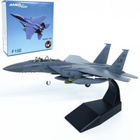1:100 Scale F15E Fighter Jet Alloy Model, Finished Display Piece, AMER