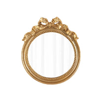 Mirror with Bow Frame Ornate Standing Mirror Decorative for Dessert Table