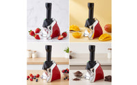 Homemade Fruit Ice Cream Maker Healthy Ice Cream Machine with Plunger Electric Soft Serve Machine Easy to Clean for Families