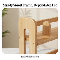 Desktop Shelf with Pegboard Space-Saving Office Furniture Sturdy Construction