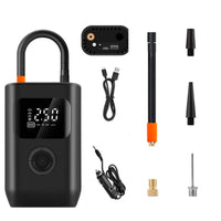 Compact Tire Inflator with Gauge Electric Portable Tire Inflator for Drivers, Roadside Emergencies