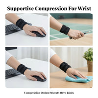 Stretchy Material Wrist Support Brace Lightweight Adjustable Wrist Wrap for Everyday Use
