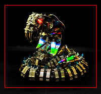 机械眼镜王响尾蛇高难度金属拼装模型摆件立体手工组装3D玩具跨境