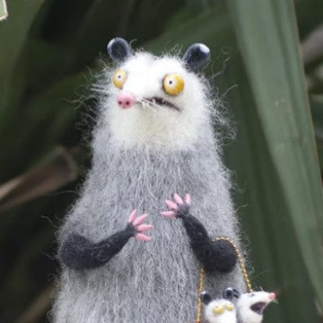 Anxious Opossum Mom