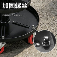 Shengjie Automotive Repair Work Stool with Swivel Casters and Tool Tray