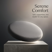 Memory Foam Floor Cushion, Round Tatami Meditation Cushion, Large Floor Pillow for Meditation, Floor - Image 2