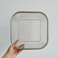 Retractable Colander Kitchen Sink Colander, Stainless Steel Kitchen Drain Basket for Washing Vegetables, Modern Minimalist Over Sink Design