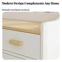 Multi-Door Table Thickened Panels Sideboard Strong Load-Bearing Storage Furniture for Office Workers, Hosts, Living Room, Kitchen, Entryway