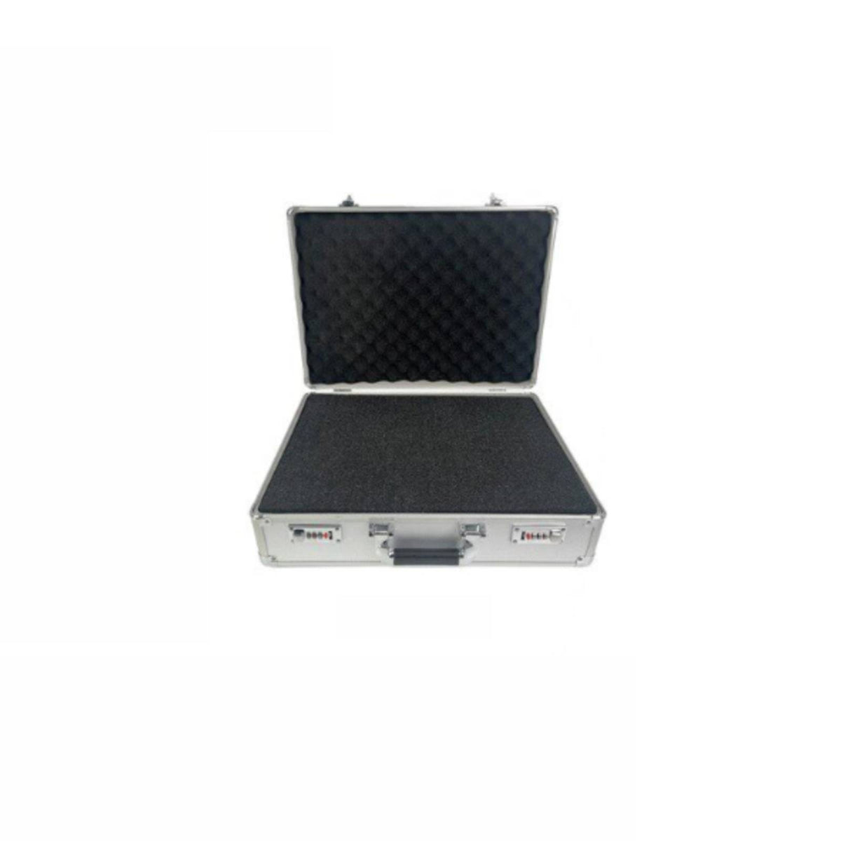 Aluminum Storage Box Shockproof Aluminum Storage Case Double Lock for Travel