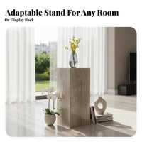 Multi-Level Round Display Rack Light Luxury Aesthetic Plant Pedestal Easy Assembly Movable Casters for Homeowners, Balcony