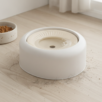 Mini Floating Pet Water Bowl for Small Dogs & Cats - No-Spill, Anti-Wet Mouth Design