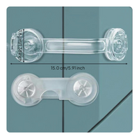 kid protection Drawer Lock, Cabinet Latch, infant Proofing, Adjustable, no tools needed, Easy Installation