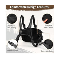 Waterproof Chest Pack for Camping Running Fly Fishing Adjustable