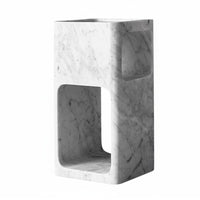 C-Shaped Storage Table Minimalist Aesthetic Household Furniture for Small Spaces