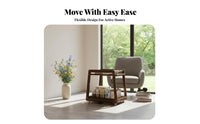 U-shapedd over-Couch Table with Shelves Multi-Functional U-shapedd Rolling Table