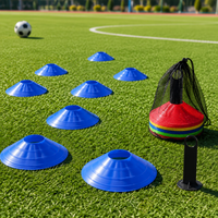 Color Cones, Marker Cones, Flexible, For Soccer Practice, Training Cones, With Storage Rack
