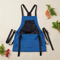 Shoulder Straps Gardening Picking Bag Front Pouch Harvest Apron Bag Buckle Opening Garden Harvest Apron Two-Tone for Unwanted Plants Pulling