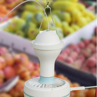 Easy Installation Windless Fly Shooer Adjustable Range Hanging Fly Fan Timer Function for Food Vendors, Market Stall Holders, Restaurant Owners