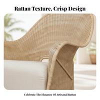 Woven Rope Lounge Chair Southeast Asian Design Woven Cocoon Chair Indoor and Outdoor Use Highsupport Design for Hoteliers