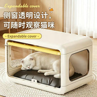 猫窝四季通用猫咪房子别墅家居半包式猫屋猫笼子宠物用品