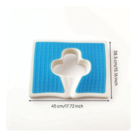 Gel Seat Cushion Pressure-Relief Seat Cushion with Cutout Ergonomic Contoured for Drivers