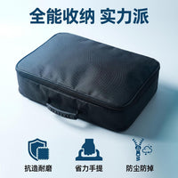 亚马逊黑色手提多功能布艺收纳包 防尘潜水钓鱼装备收纳潜水镜