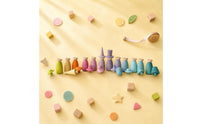 Wooden Peg Doll Removable Hat Imaginative Play Form Smooth Edges Children's Plaything for Kids