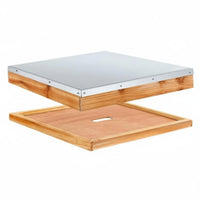 Square Beehive Cover Silver-Colored Beehive Inner Cover Animal Care for Beekeepers
