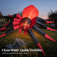 Easy to Inflate Inflatable Arachnid Spooky Halloween Inflatable Decoration Oversized Halloween Inflatable Decoration Outdoor for Party Hosts, Lawn