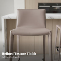 urban aesthetic Saddle Seat High Stool Modern Minimalist Design Counter Chair With supportive Support Seating Furniture Built-in Footrest for Bar Owners, Homeowners, Adults, Restaurant, Kitchen, Dining Area, Work Table