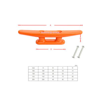 Nylon Boat Cleat Lightweight Marine Rope Tie Cleat Durable for Yacht