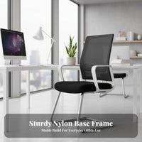 Support Ergonomic Rolling Chair Thick Padded Seat High-Back Rolling Chair Adjustable Height Office Furniture 360° Swivel for Students, Gamers, Conference Room, Bedroom