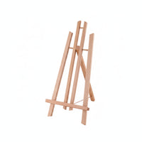 Portable Wooden Tabletop Easel Compact Adjustable Table Easel Fold-Flat Art Supply Sturdy for Artists, Students, Beginners, Painting, Sketching, Studio, Classroom