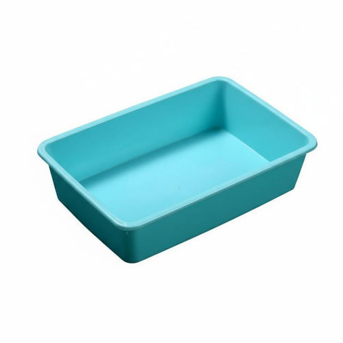 Rectangular Plastic Basket adaptable Household Storage Space-Saving