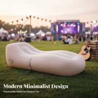 Self-Inflating Loveseat Quick Inflation Air Sofa High Weight Capacity for Picnic