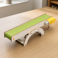 Electric Conveyor Belt Model Cut DIY Conveyor Belt Model Educational for Kids, Hobbyists, Classroom
