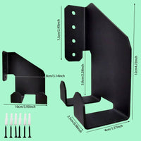Woodcutting Tool Wall Mount chainsaws Hanger Metal Woodcutting Tool Hanger Versatile Heavy Duty Hook for Workshop, Shed