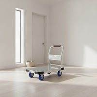 Flatbed Cart with Tie-down Rope Collapsible Platform Hand Truck Padded