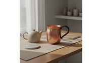 Vintage Design Pure Copper Cha Hai Multi-Functional Handmade Copper Fairness Cup Easy to Clean Chinese Tea Fairness Cup Anti-Scald Handle