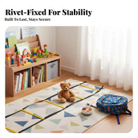 Long-Lasting Agility Ladder Flexible Speed Training Ladder Wear-Resistant Fitness Gear Lightweight for Children, Athletes