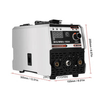 Portable MIG MMA Welder Lightweight MIG MMA Fusing Machine 160A Fusing Converter Compact Stick Welder Hot Start for Workshop