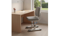 Posture Correcting Writing Chair Support Adjustable Student Desk Chair Footrest for Students, Home