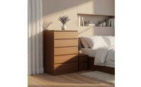 Multi-Drawer Storage Chest Large Capacity Bedroom Dresser Floor-Standing Modern Dresser for Living Room
