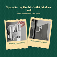Washing machine faucet splitter