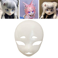 Unpainted Kigurumi Mask Customizable Furry Mask Blank Heat Moldable