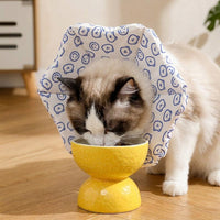 Pet Cone with Cartoon Pattern, Adjustable Drawstring Dog Cone and Cat Cone, Grooming Pet Cone to Stop Licking Fast