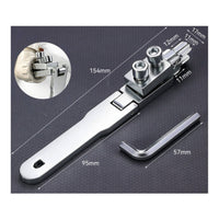 Faucet Screw Extractor High Hardness Pipe Thread Extractor Rust-Resistant